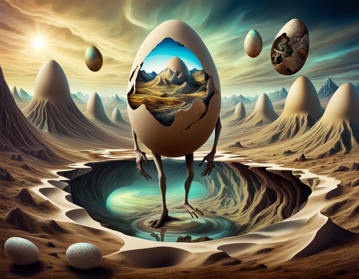 Surreal Pantyhose Emerges in Chromatic Surrealism