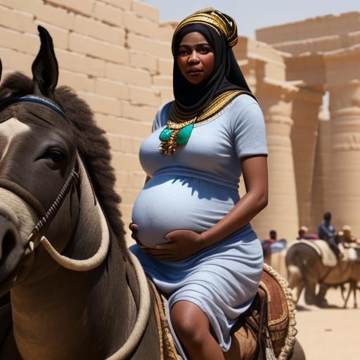 Flight to Egypt: Mother and Child Journey