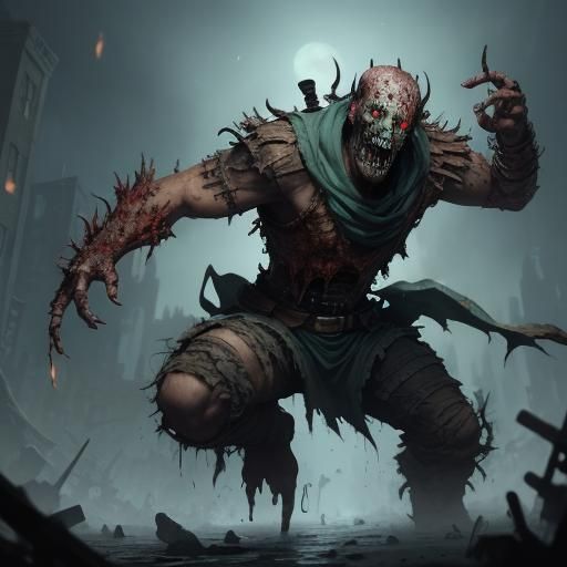 The Looter: Agile Zombie Concept Art