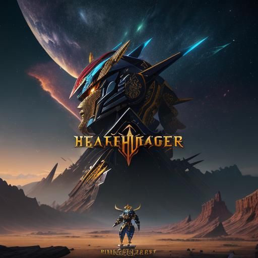 Detailed Megazord Matte Painting in Fantasy Style