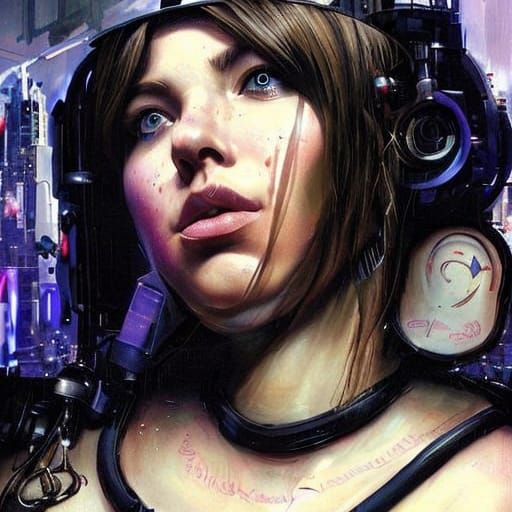 Sinister Portrait of a Beautiful Woman