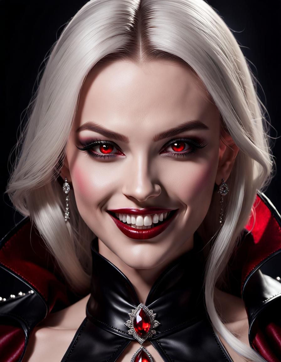 Gothic Vampire Portrait by Kelvin Okafor