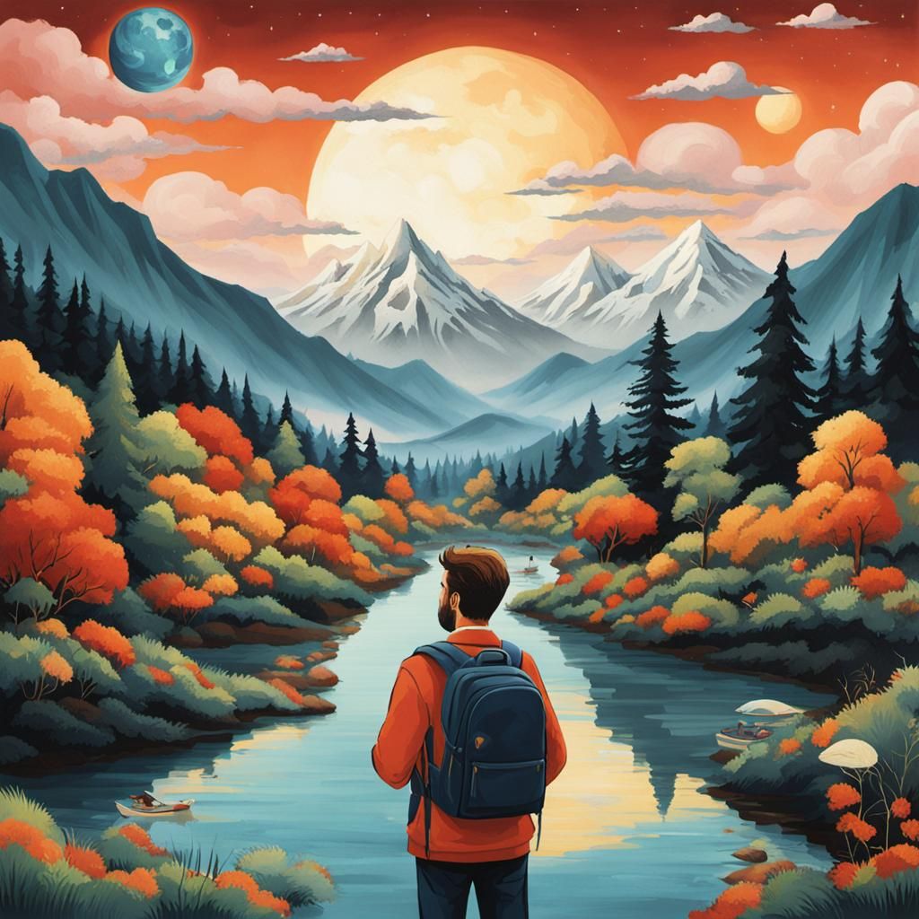 Abstract Visualization of The Internet