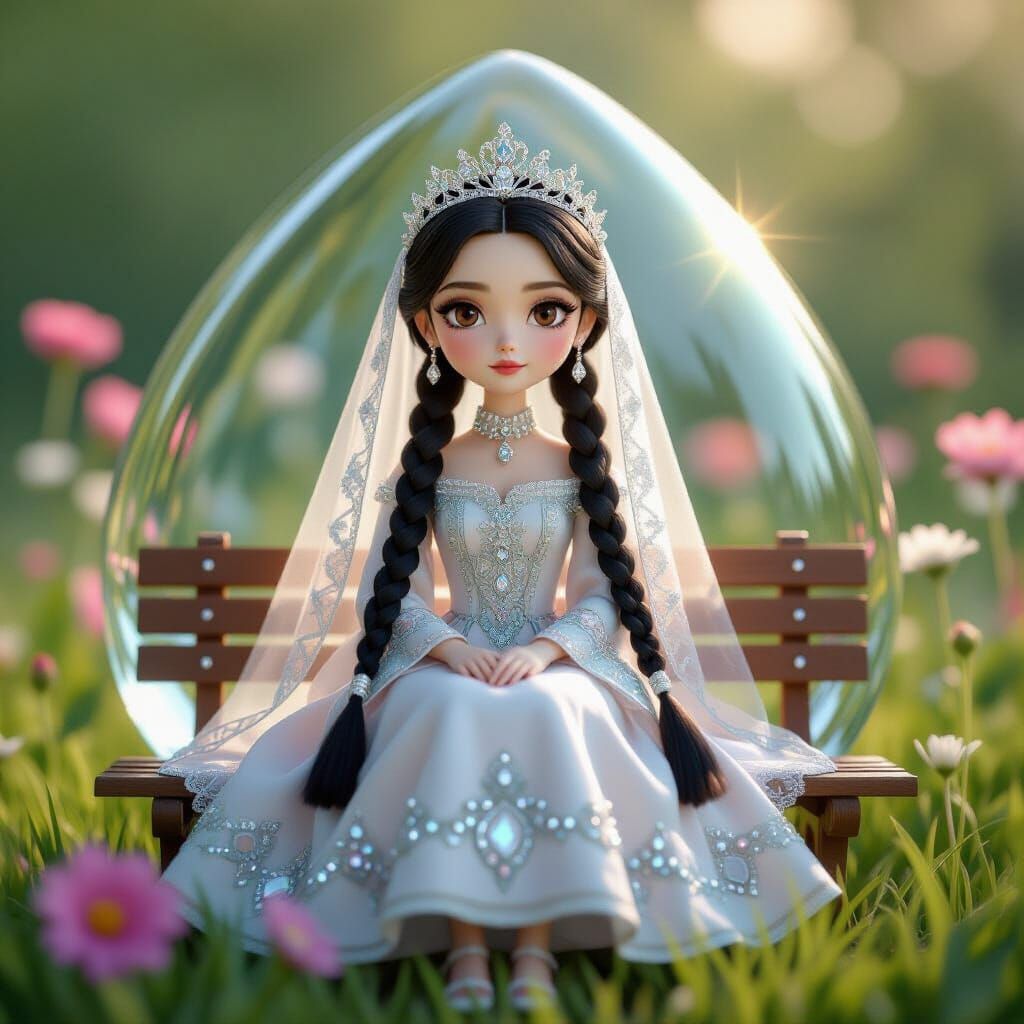 Miniature Tsarina in Dewdrop Flower Garden
