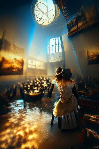 Epic Landscape as Volumetric Matte Painting