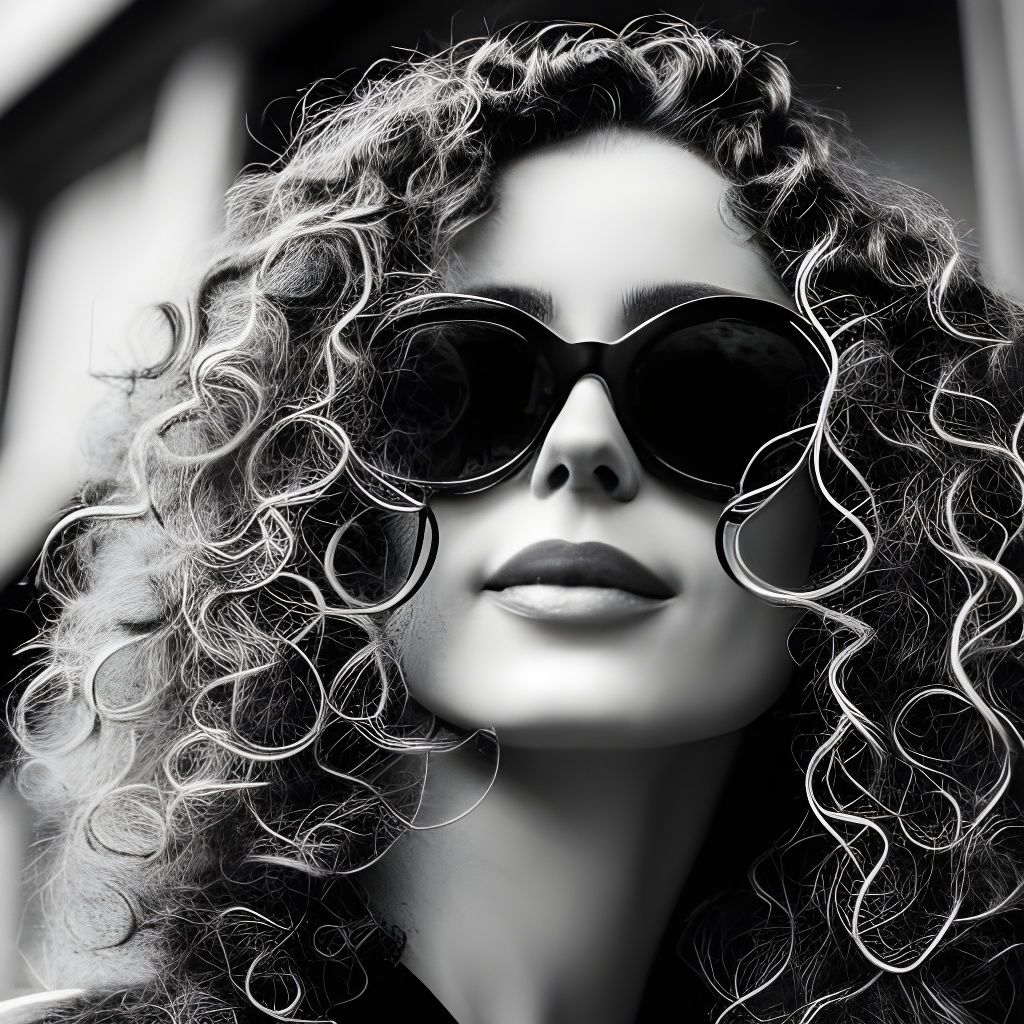 Ethereal Beauty: Portrait with Ink Splash Effect