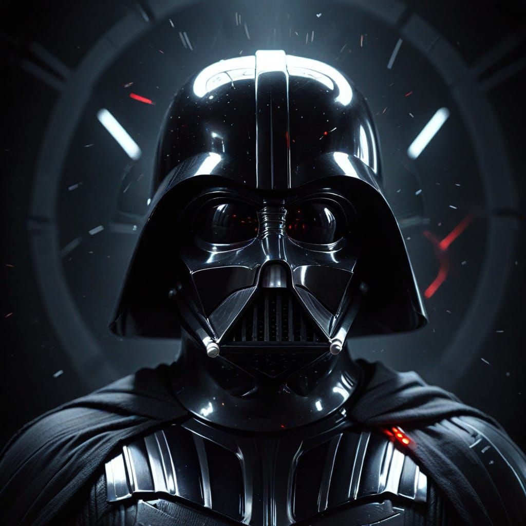 Darth Vader Close-Up in Sith Lord Style