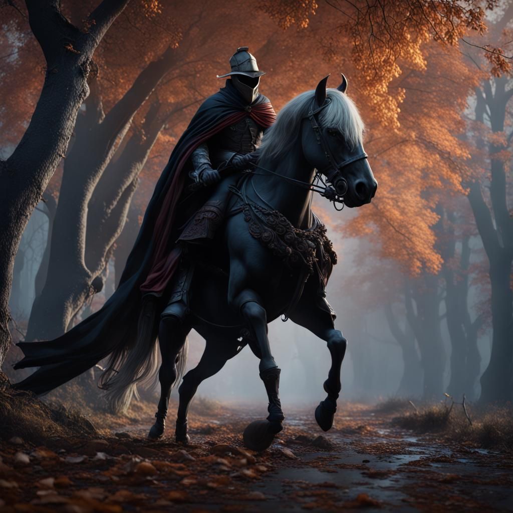 Headless Horseman Detailed Matte Painting