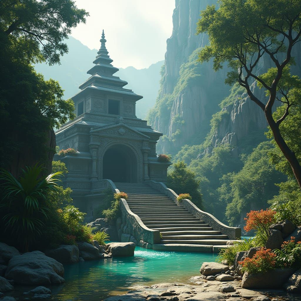 Gaumukh Temple: Serene Sanctuary in Emerald Greenery