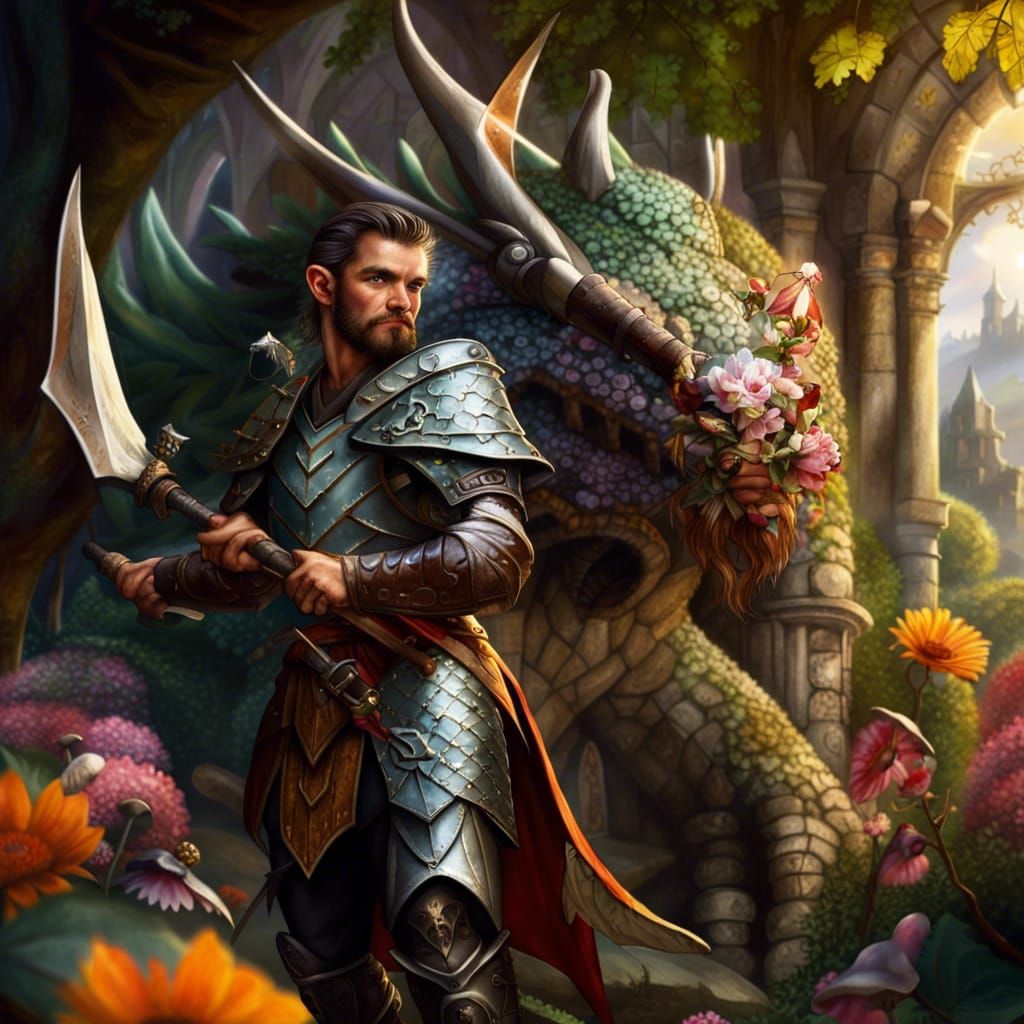 Fantasy Team in a Dragon's Realm