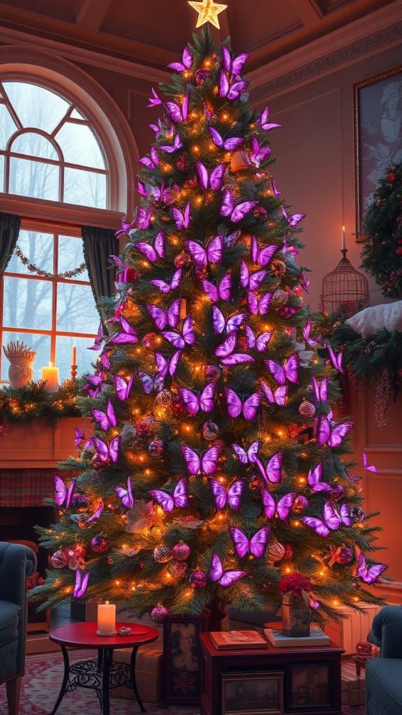 Ultra-Realistic Christmas Tree in Whimsical Fantasy Land wit...