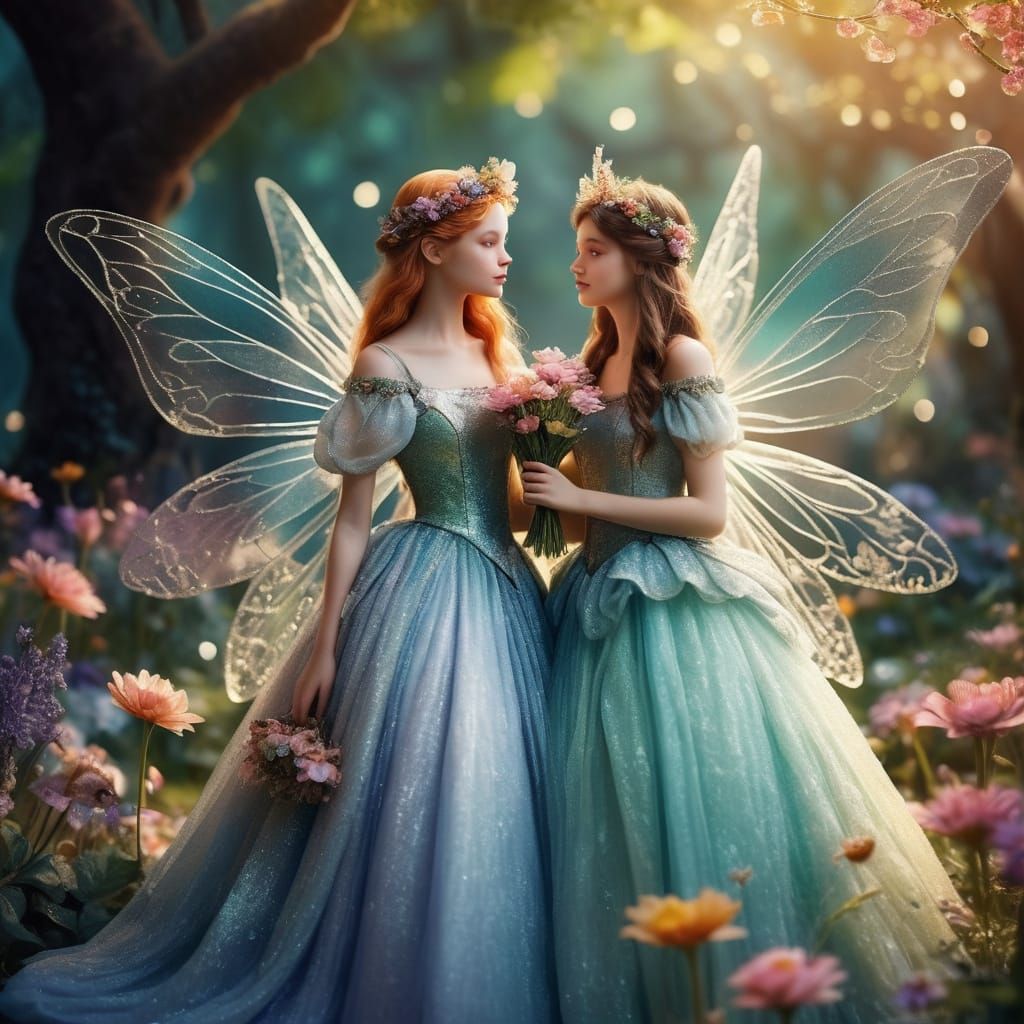 Two fairies meet...