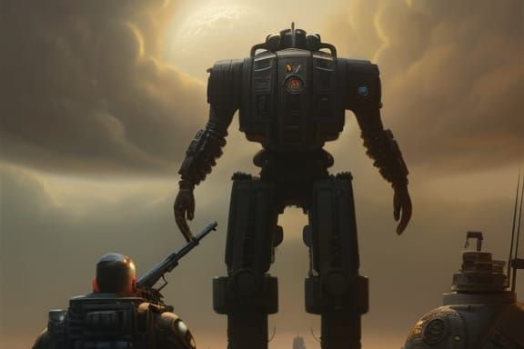 Post-Apocalyptic London Under Mech Attack