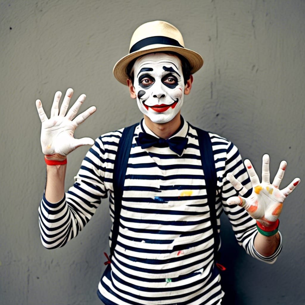 Classic Parisian Mime Performance