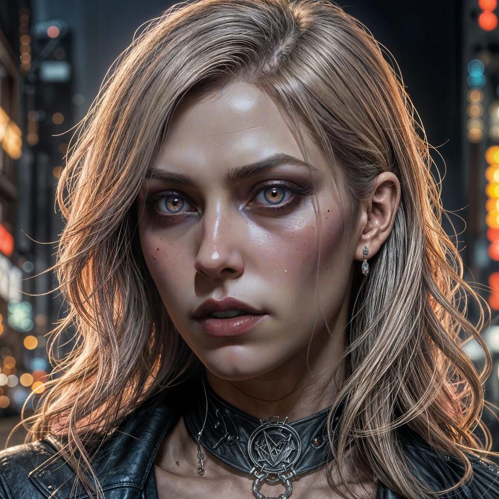 Modern Vampire The Masquerade Portrait in Unreal Engine 5