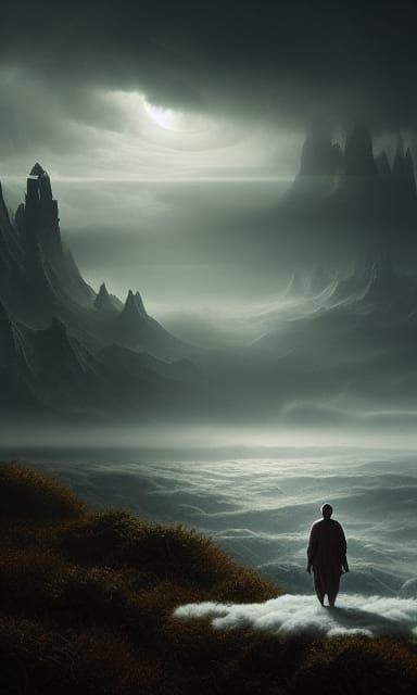Epic Sleepwalking Scene in Digital Matte Painting