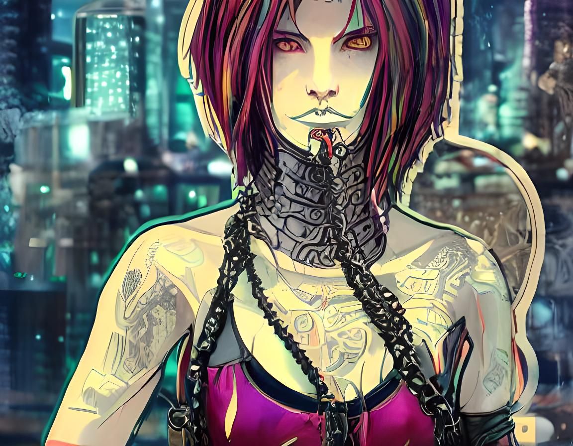 Surreal Alley Mural: Woman Reaching into Painted World