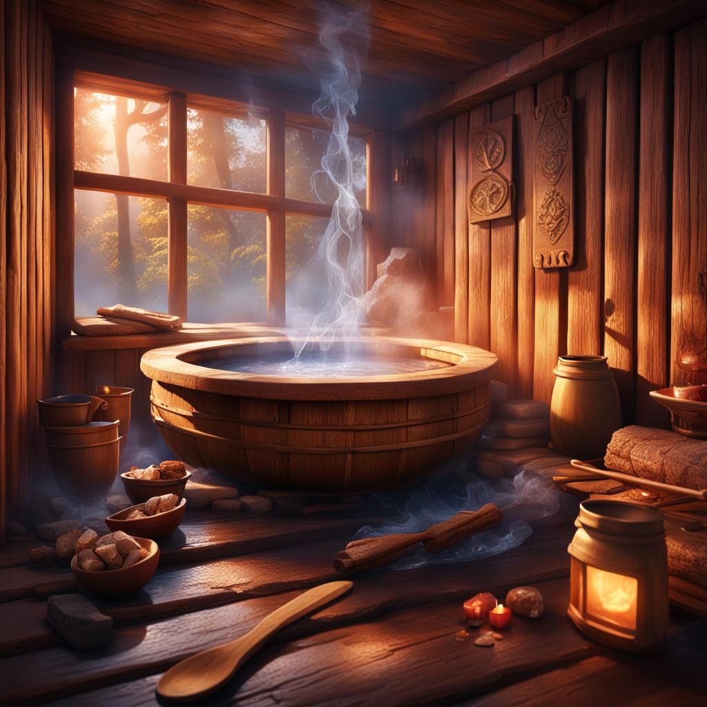 Magical Runes in a Steamy Finnish Sauna