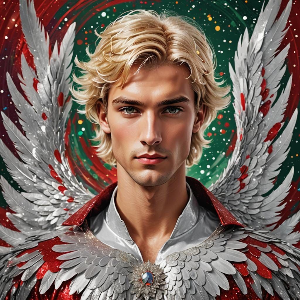 Christmas Angel in Golden Ratios