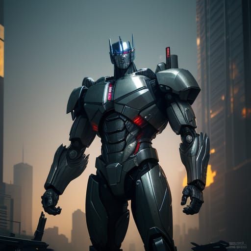 Cybernetic Titans: Prime Transformers Megatron in a Ruined M...