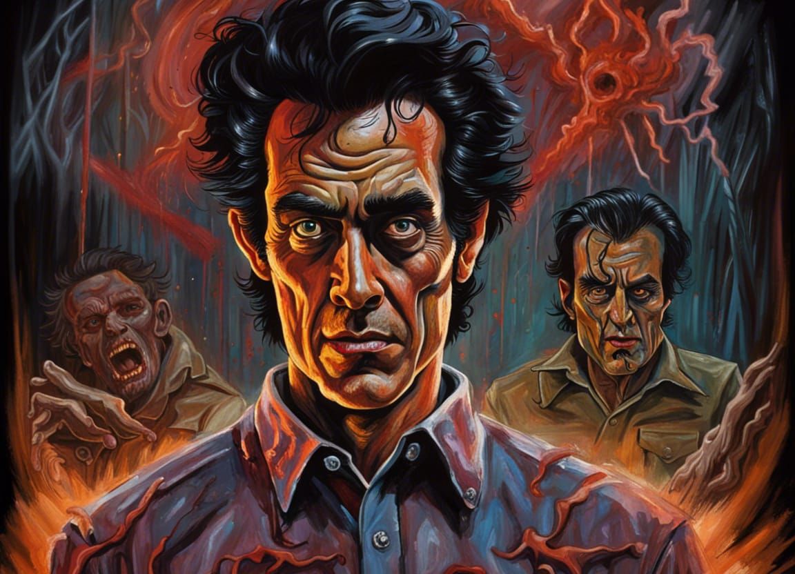 Evil Dead Magician Connecting to Necronomicon