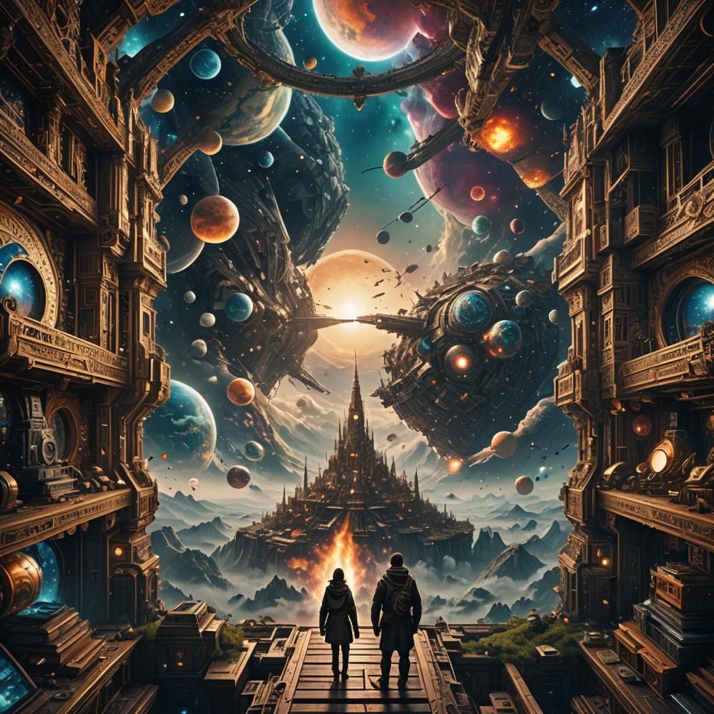 Gazing into Infinity: Epic Digital Art