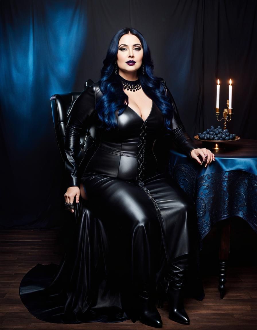 Gothic Arabian Woman Portrait in Pop Art Style