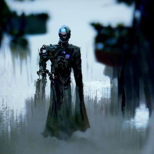 Sinister Artificial Intelligence Artwork