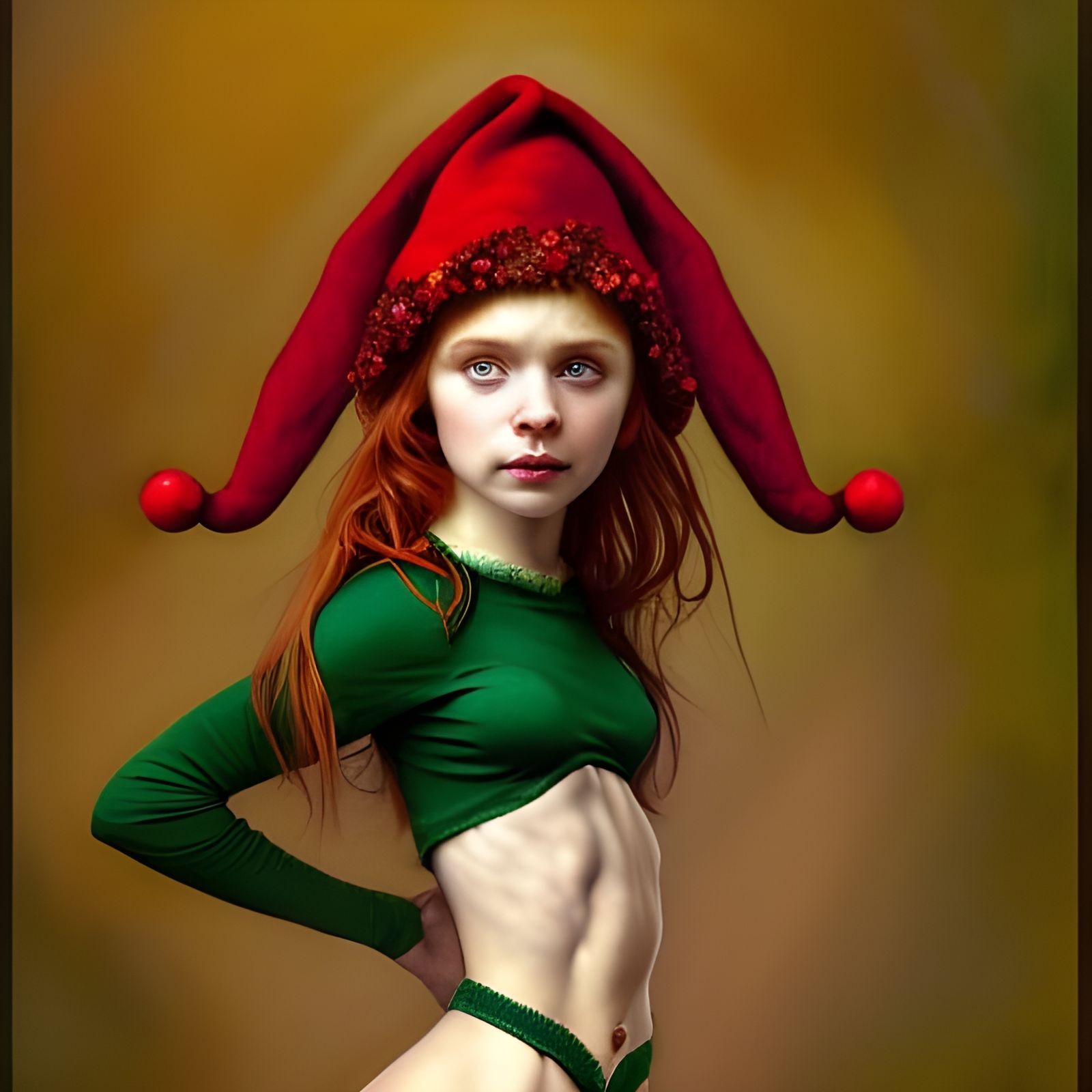 Skinny Petite Elven Girl