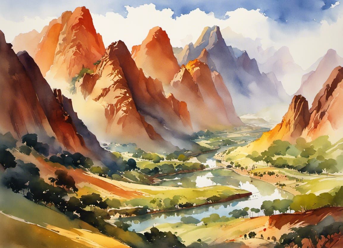 Zhangue Danxia Landform Geological Park, China