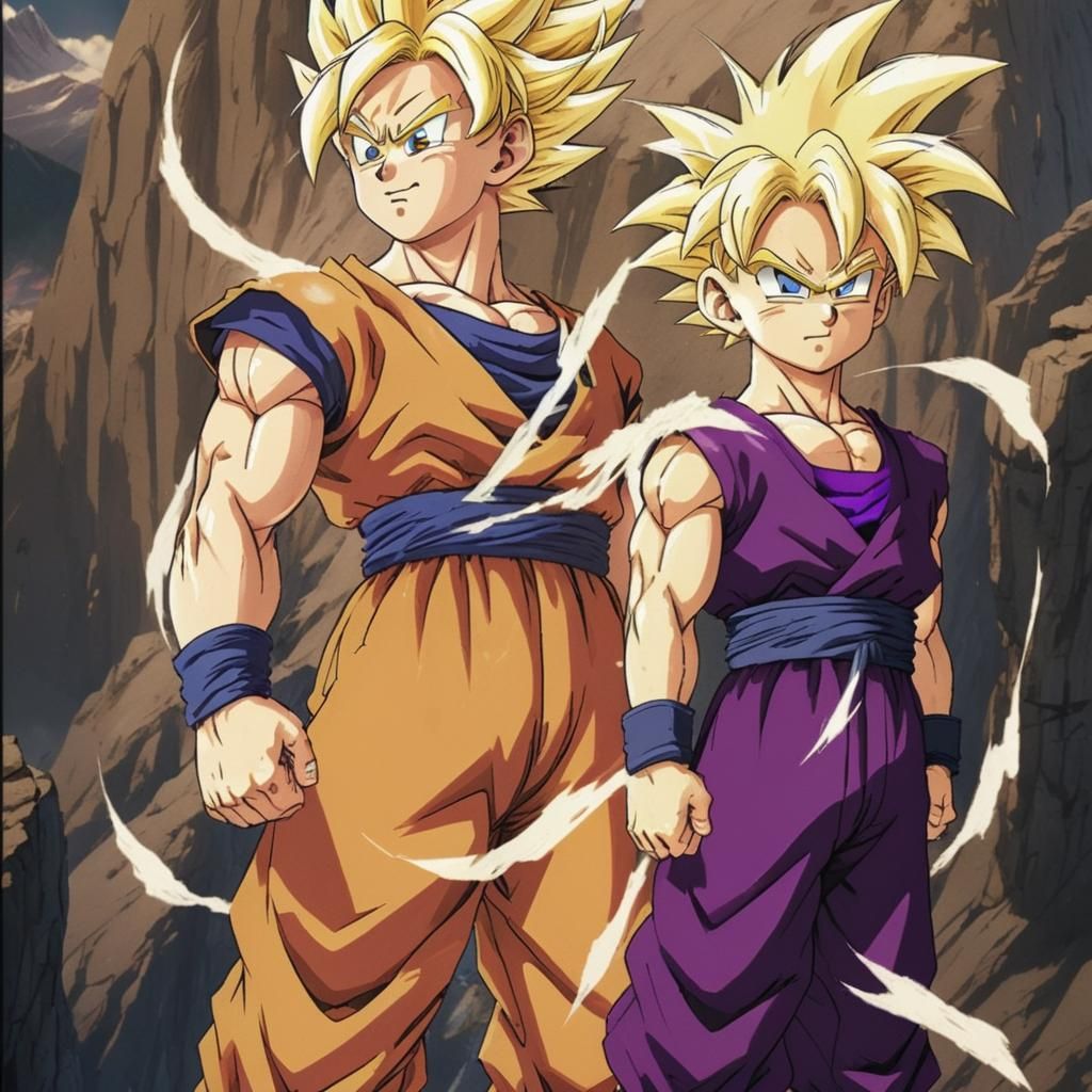Goku and Gohan (Dragon Ball Z)