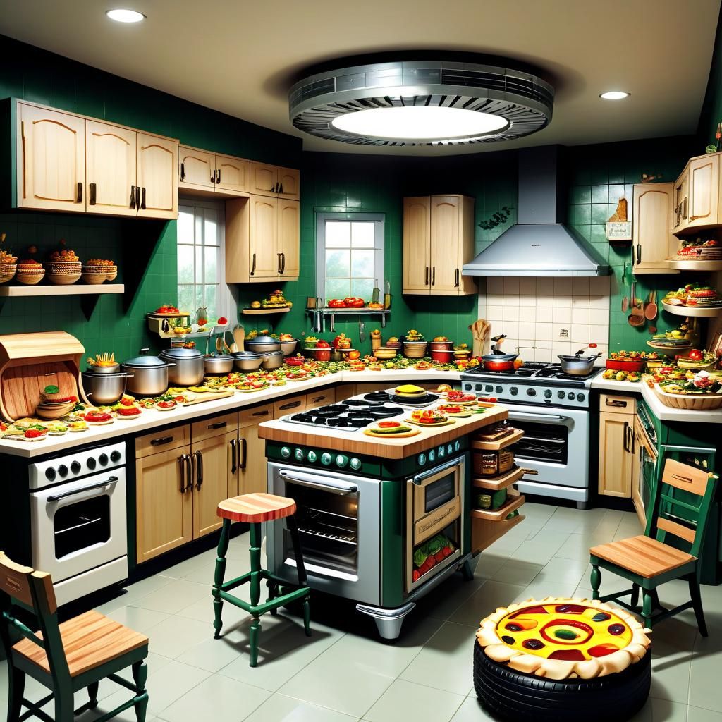 Food Kitchen: An Edible Culinary Space