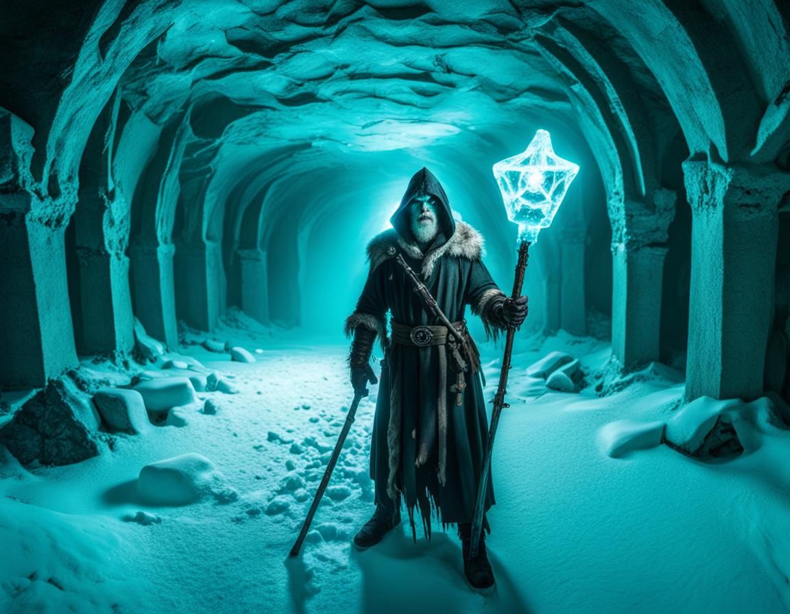 Undead Arctic Sorcerer in Frozen Catacomb