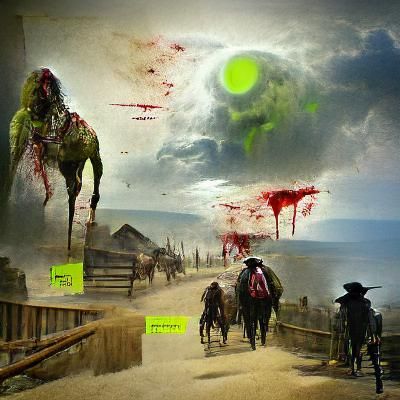 Undead Nightmare: 8K Resolution Concept Art