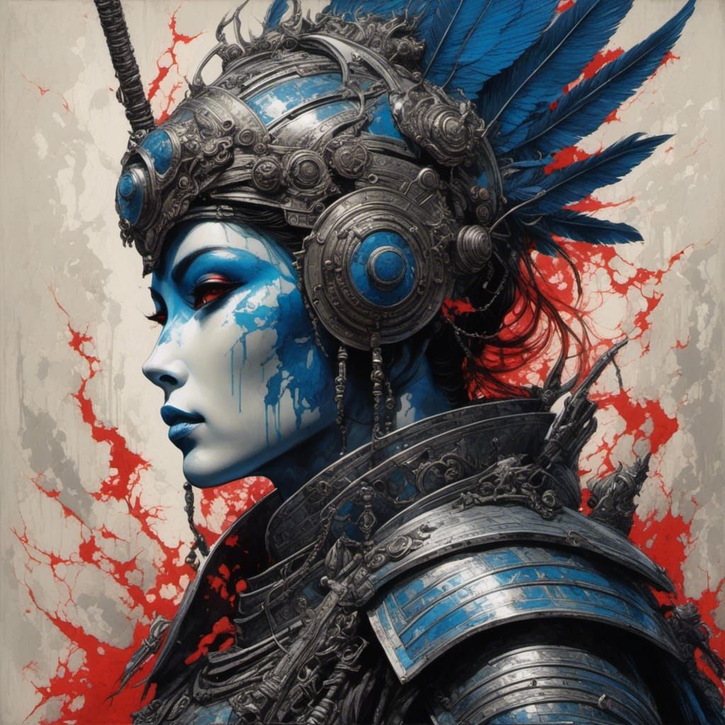 Fearsome Warlord Generated with Multiple LoRAs