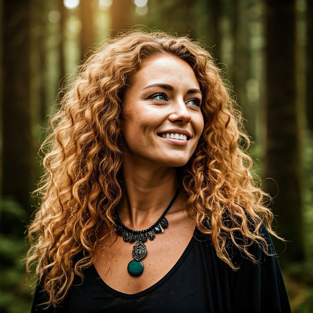 Sunlit West Coast Forest Beauty