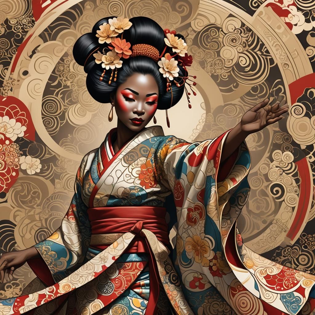 Dancing Geisha