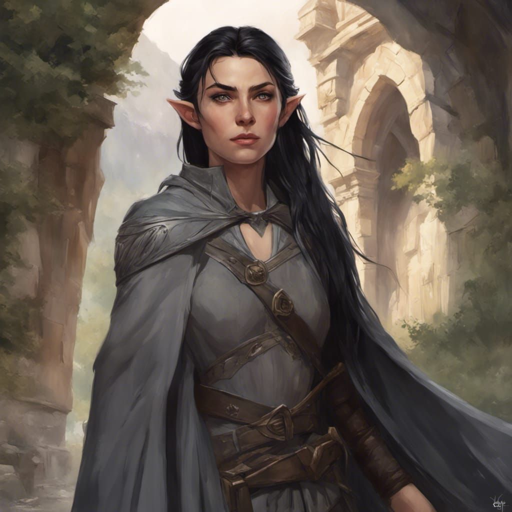 Sindar Elf Adventurer in Middle-Earth
