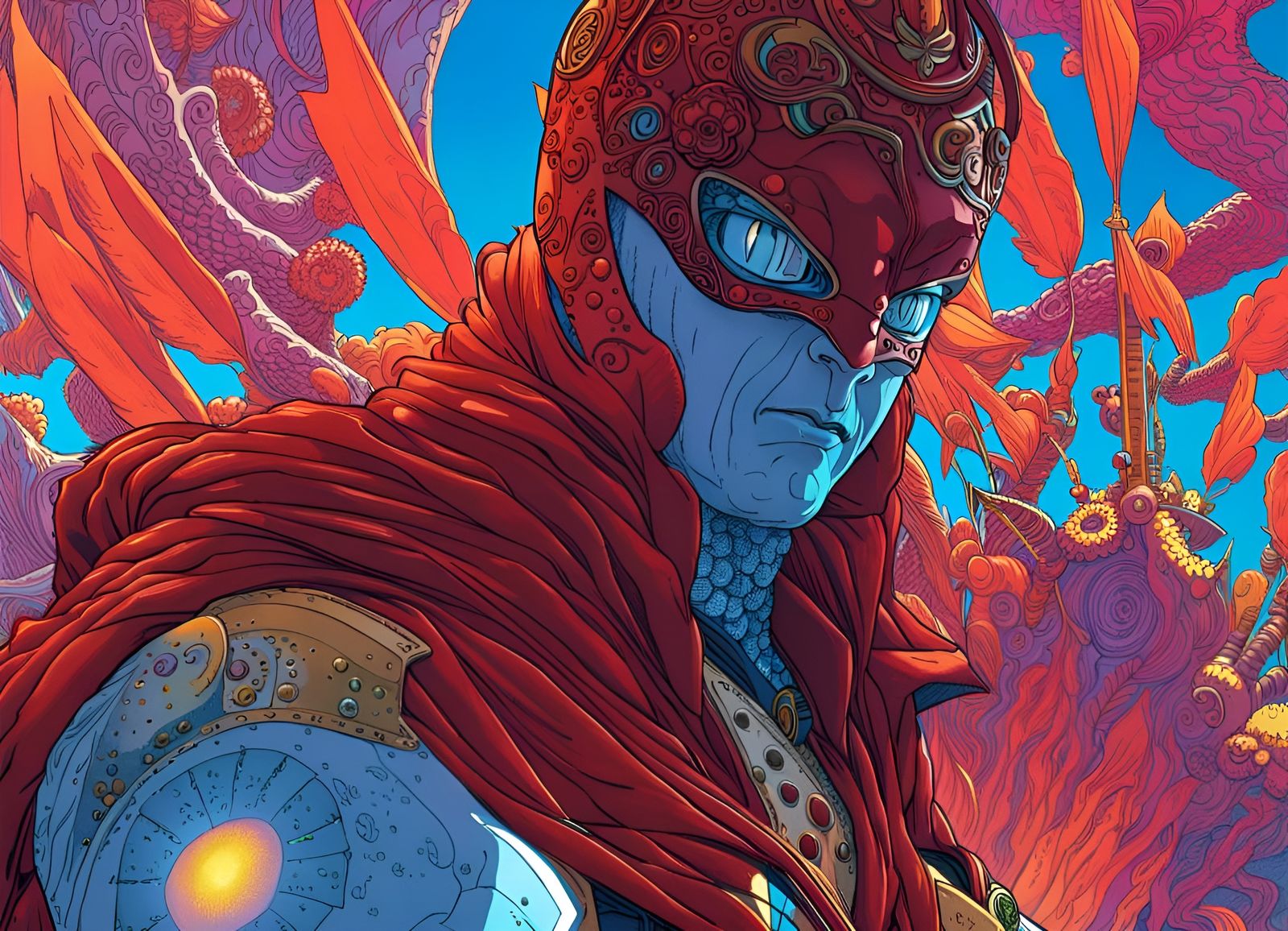 Morbius on a Mobius Strip as Splash Art