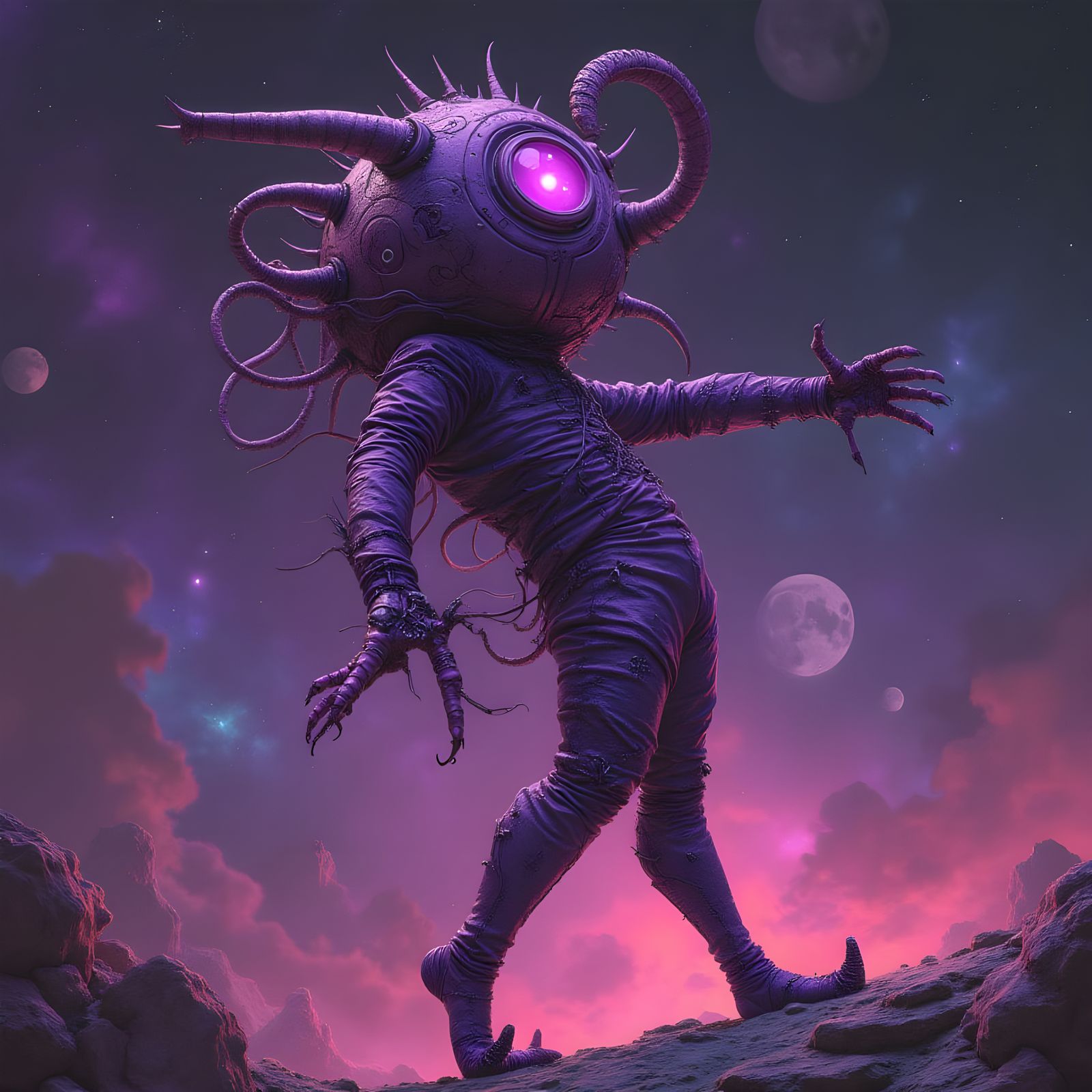 Purple People Eater: One-Eyed, One-Horned Wonder