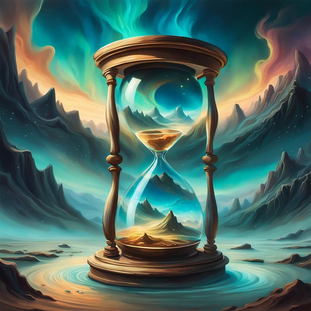 Está preso na ampulheta, ou está livre?