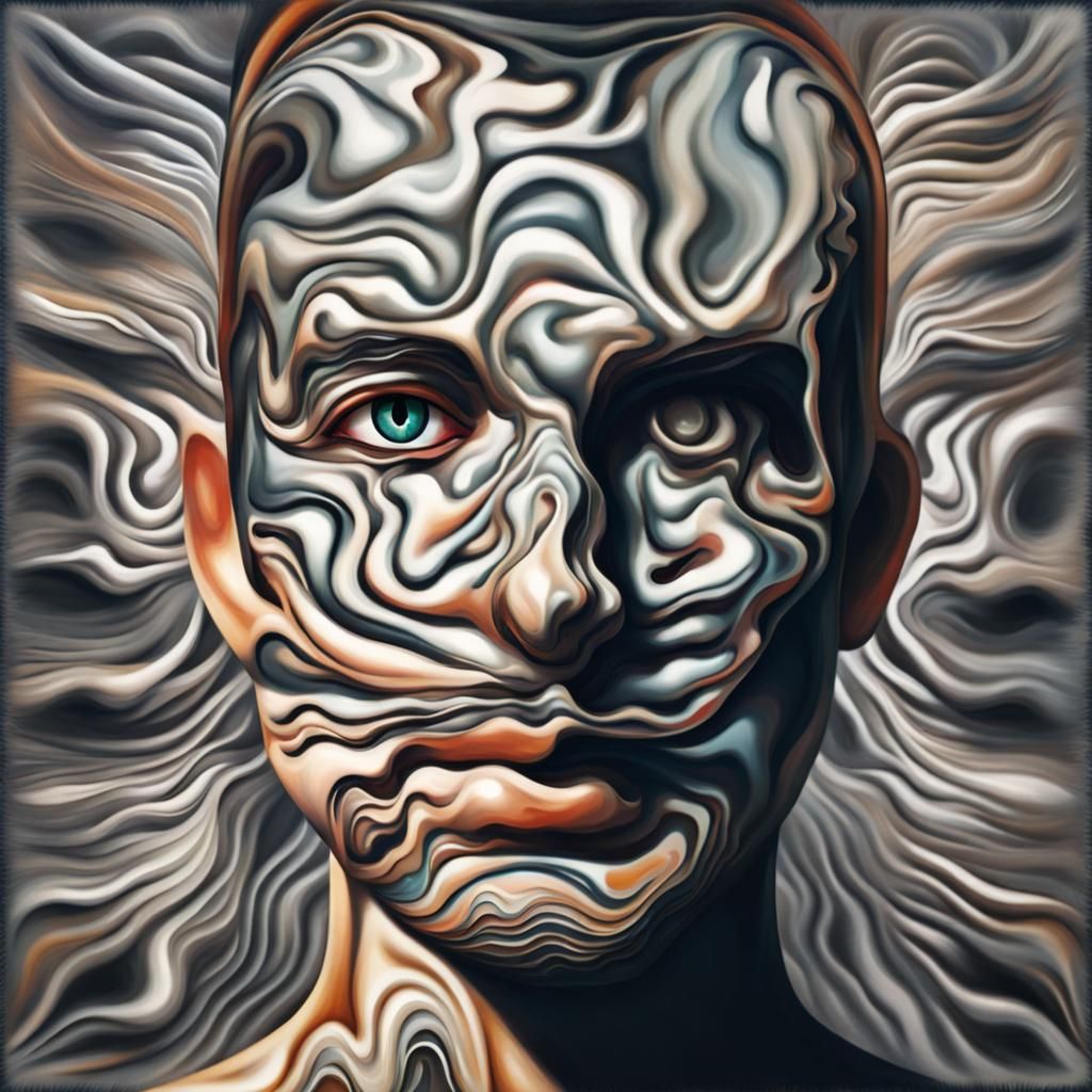 Fluid Lyrical Abstraction Art