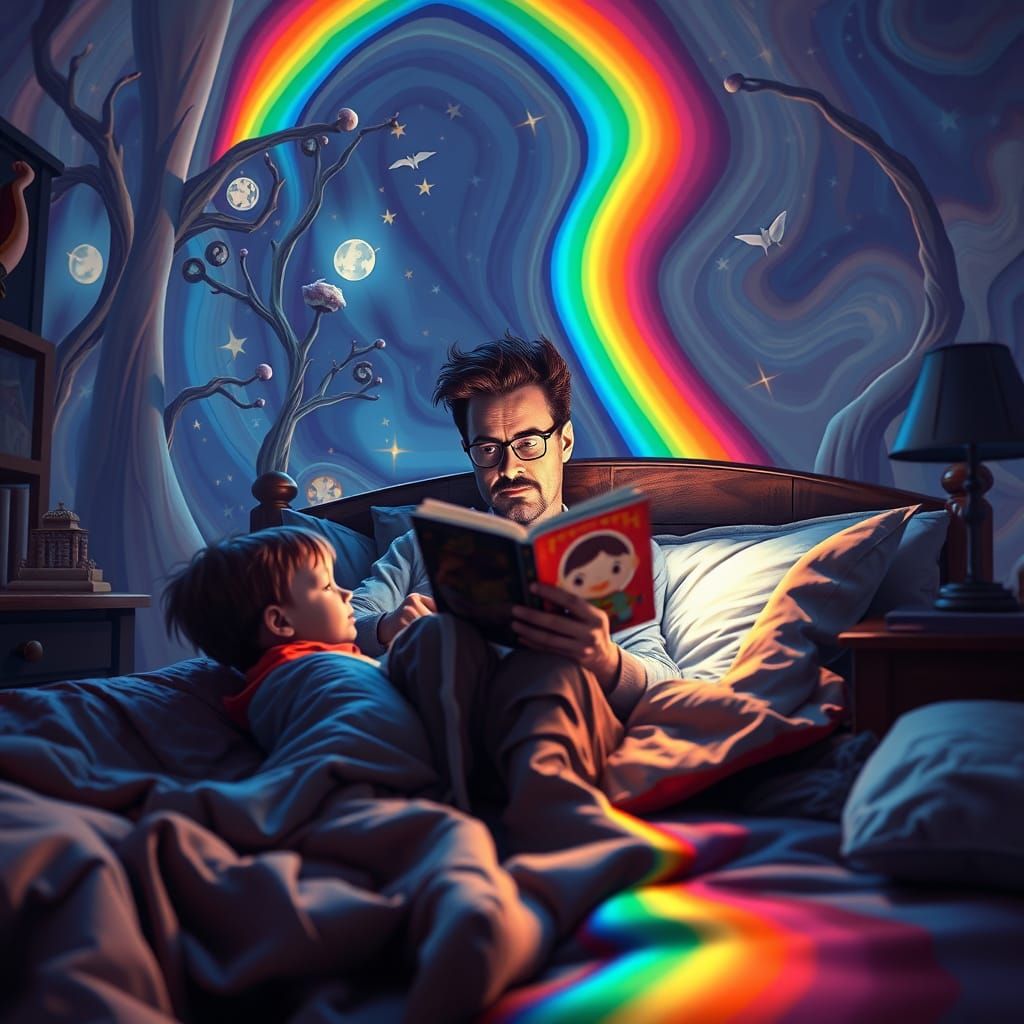 bedtime rainbow hunt