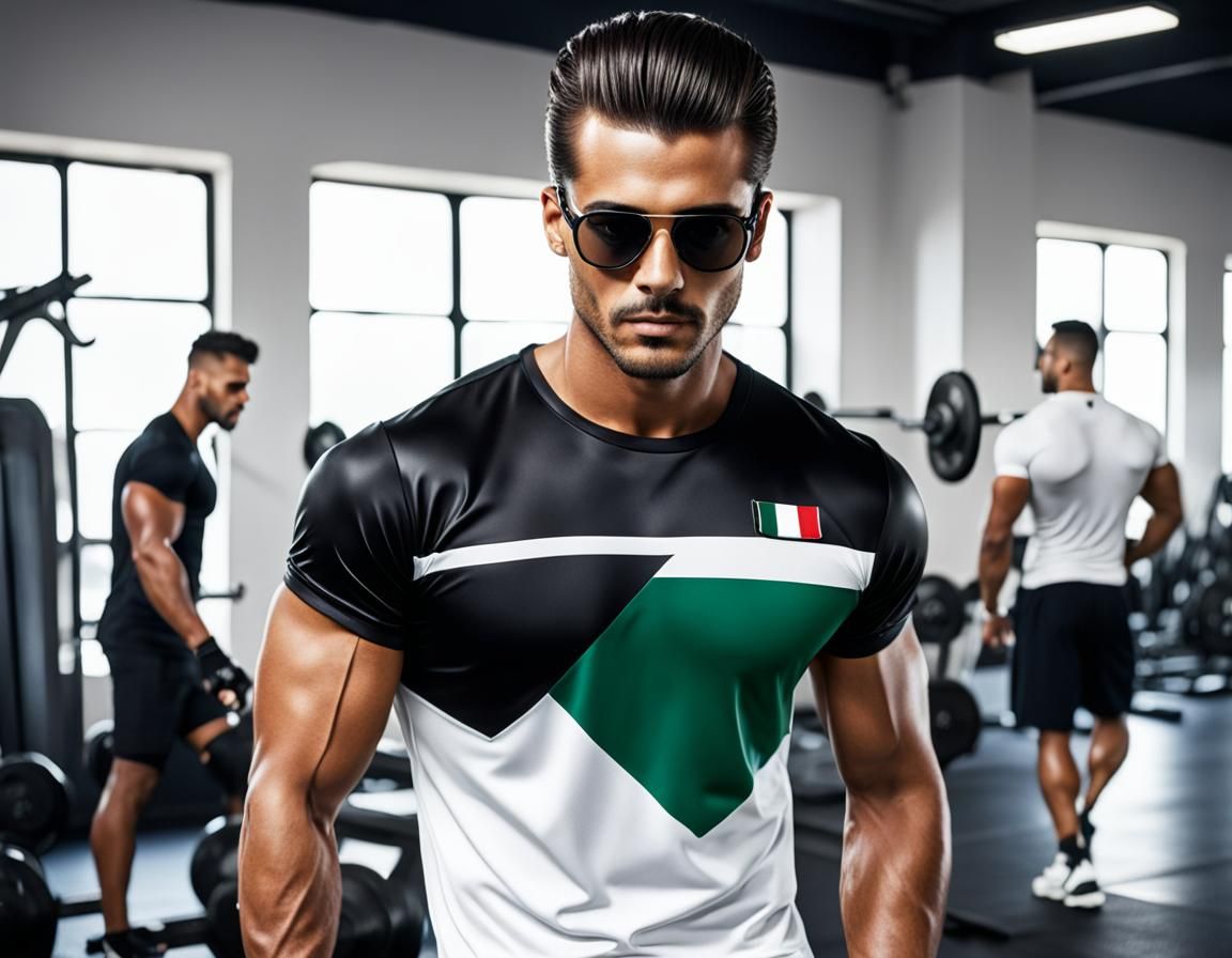 Teenage Italian with Gym Team