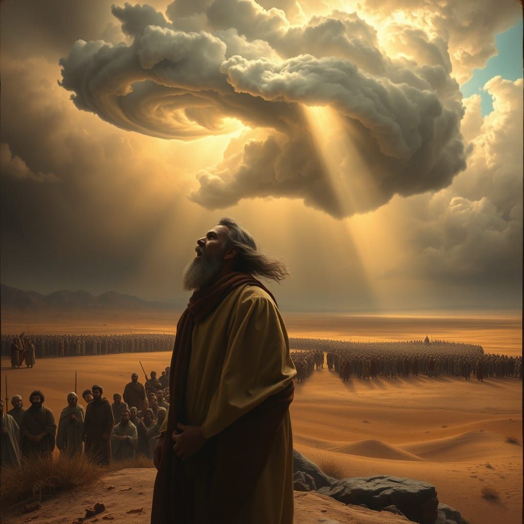Moses in the Desert, a Desperate Cry to the Lord