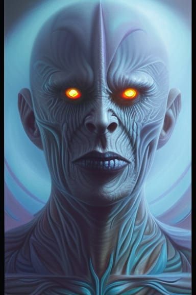 Spiritual Nightmare Monster in Dark Fantasy Style