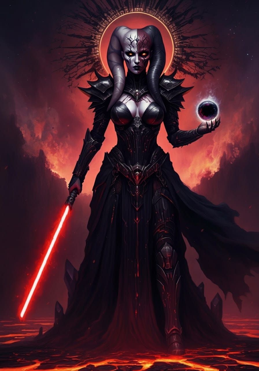 Sith Archon of Corrupted Elegance Reigns Supreme in Dark Gra...