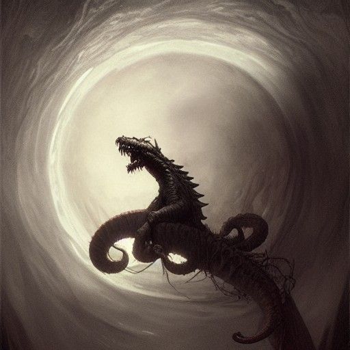 Ouroboros in Horror Style