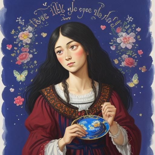 Gouache Painting: A Heartfelt Plea to My Love