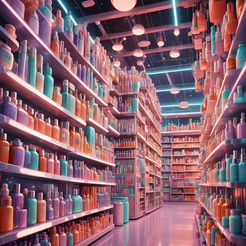 Alien Cosmetic Factory: Cosmic Concept Art